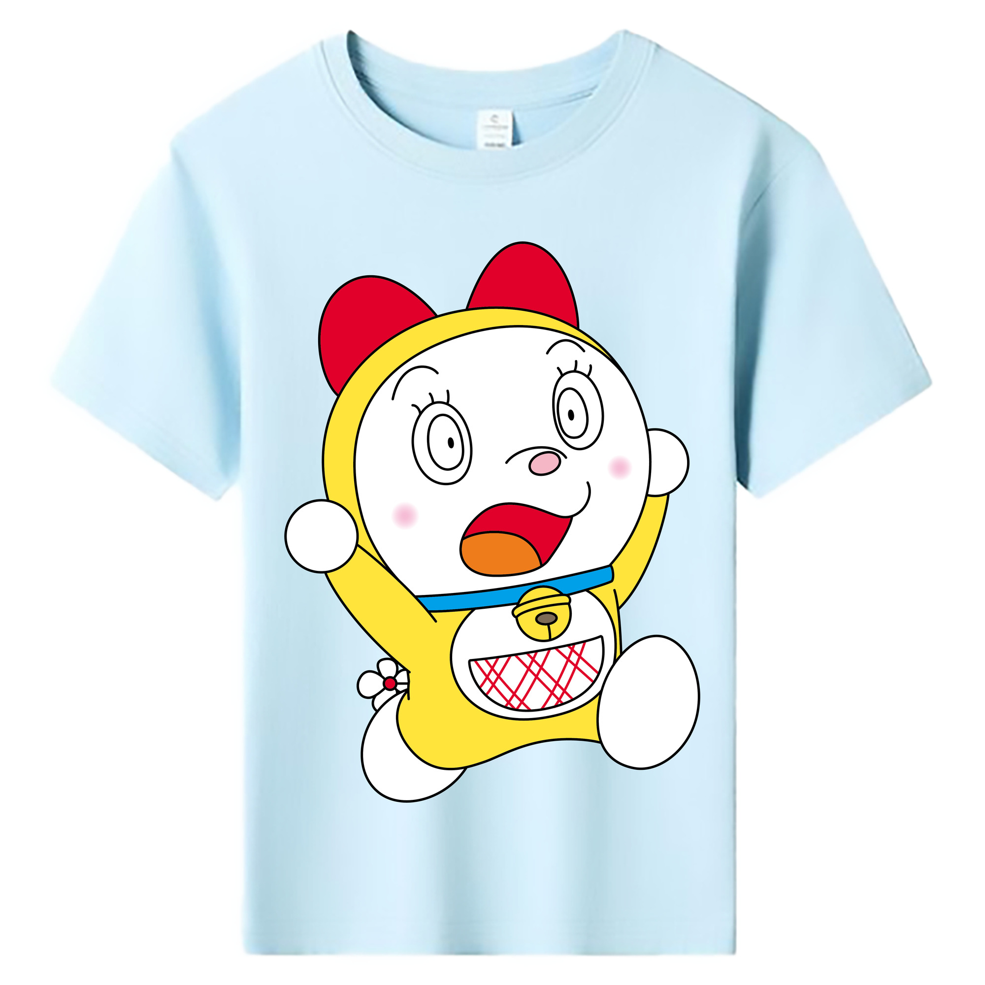 （画像用） ドラえもん ドラミ Doraemon Dorami 綿100％キッズTシャツ（フロントプリント）